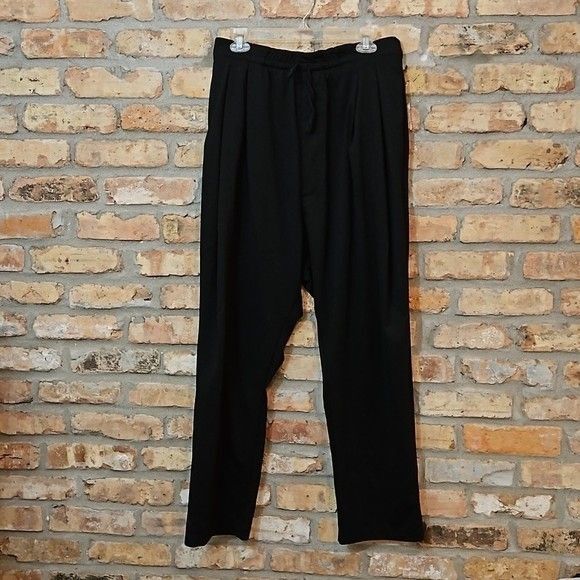 Zara Black Athletic jogger pants size Large - Picture 1 of 9